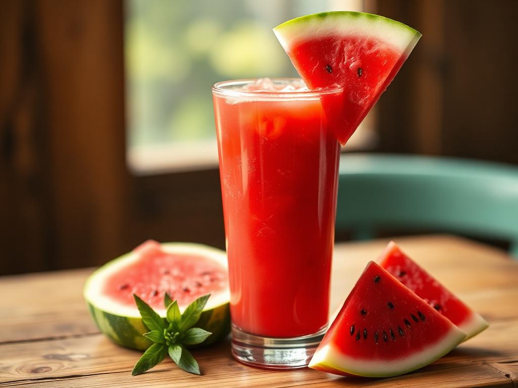 Suco de melancia — imagem ilustrativa